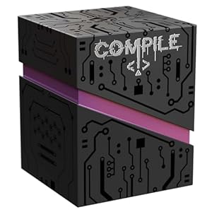 Greater Than Games: Compile: Main 1 - Area Control Strategy Card Game, Play As Competing Artificial Intelligence, Ages 14+, 2 Players, 20 Min